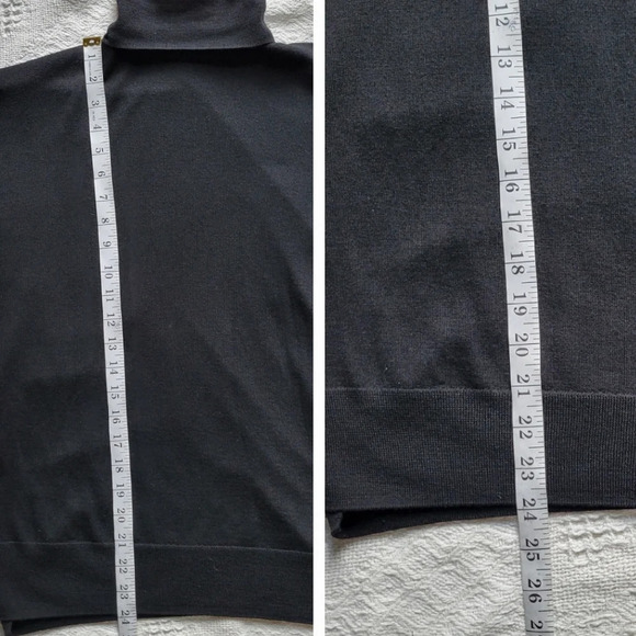 Babaton Lightweight 100% Wool Long Sleeve  Turtleneck - XS - Picture 11 of 12